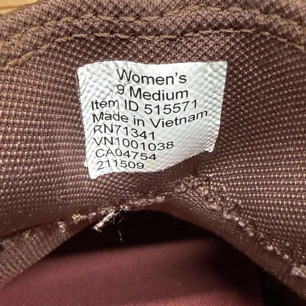 LL BEAN Mountainside Ankle Boots Womens 9 M Brown Leather Zip Casual Outdoor